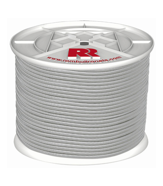 Cuerda elástica color blanco ø 1,2 cm. ROMBULL