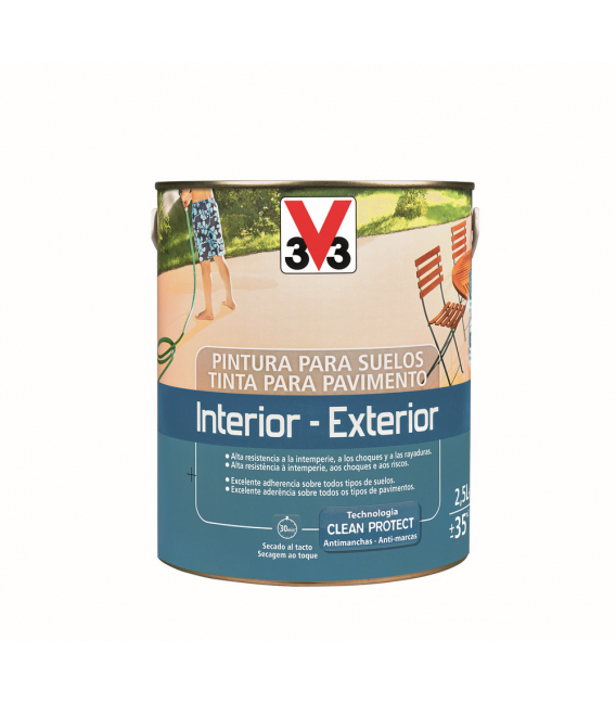 Comprar Pintura para suelos interior-exterior (Arena, 2,5 L, Satinado). V33  Online - Bricovel