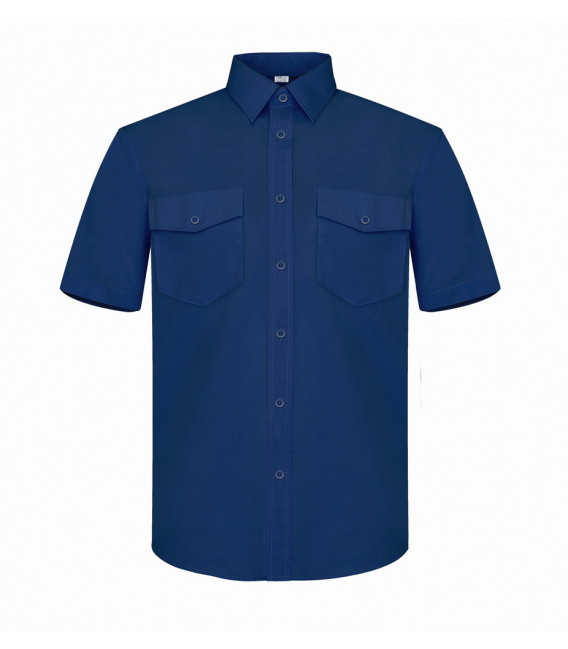 CAMISA MANGA CORTA AZUL MARIN