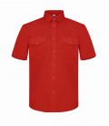 CAMISA TERGAL M CORTA ROJA 38