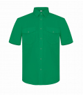 CAMISA TERGAL M CORTA VERDE 38