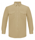 CAMISA MANGA LARGA BEIGE 40 P1