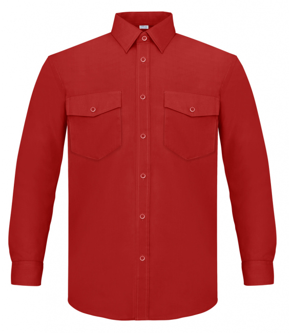 CAMISA MANGA LARGA ROJA 38 P19