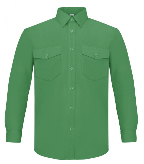 CAMISA MANGA LARGA VERDE 38 P1