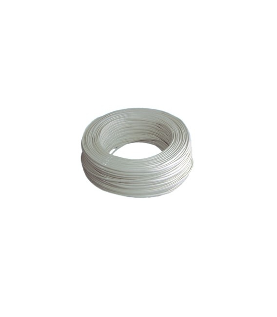Cable manguera redondo 2x1mm 100 mt blanco. CEMI