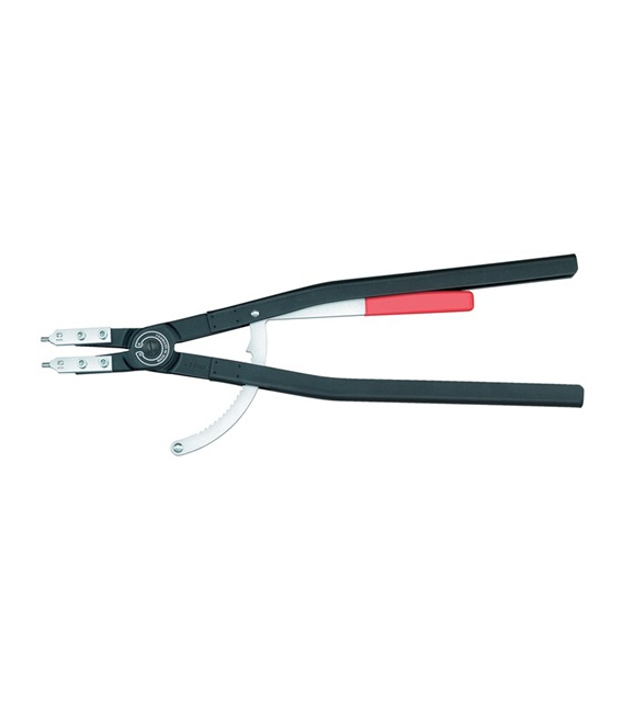 Alicate para arandelas j 51 para diám. Perforaciones 122-300 mm 90 grad. En ángulo longitud 590 mm. KNIPEX