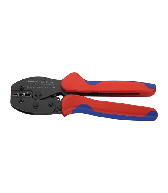 Alicate de engaste preciforce longitud 220 mm 0,5-6 (awg 20-10) mm² 487 g. KNIPEX