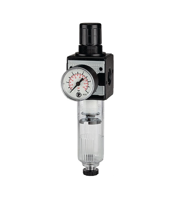 Regulador presión aire de filtro c/manometro 1/2 BGIII Multifix. RIEGLER