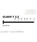 CLAVO MODELO T 64MM CT2264 1.0