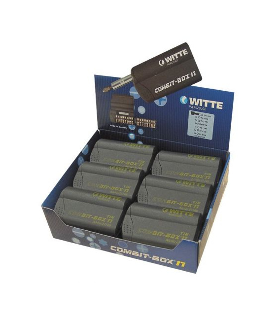 Caja de puntas de atornillar COMBITBOX 17 granel (Tipo TiN)