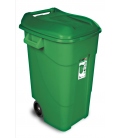 Contenedor de basura con ruedas verde 120 LT. TAYG