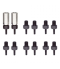 2ASJuegos completos de adaptadores roscados (Roscas M8,M10,M12,M14,M16,M18)