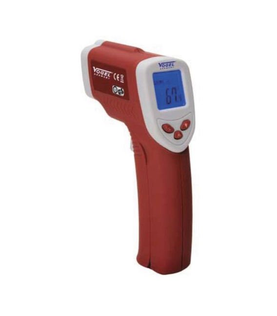 Termómetro láser infrarrojos digital con campo de medición de 64º a +1400º