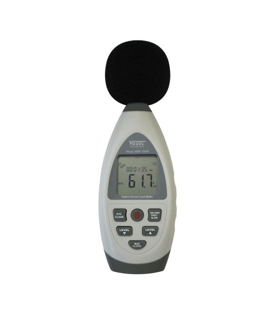 Medidor del nivel de sonido electrónico digital, Rango de medición dBA/dBC: 3080/ 50100/ 60110/ 80130
