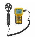 Anemómetro electrónico digital (Medidor velocidad viento), 0,3 ~ 30 m/s, Lectura 0,1 m/s