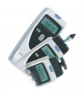 Tacómetro manual electrónico digital (Medidor RPM), Rango 1/min 199.999, Distancia de medición máx. 600 mm (ópticamente)