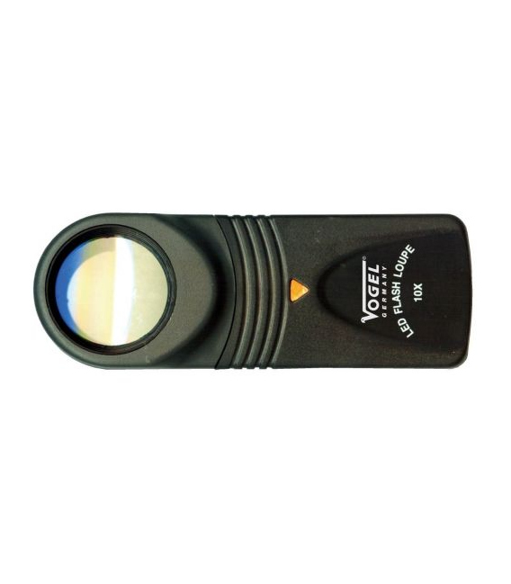 Lupa de mano con LED, Diámetro de lente 20 mm, Aumento 10x