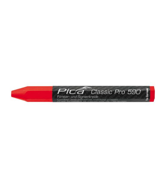 Caja de 12 marcadores industriales crayon Classic PRO rojo
