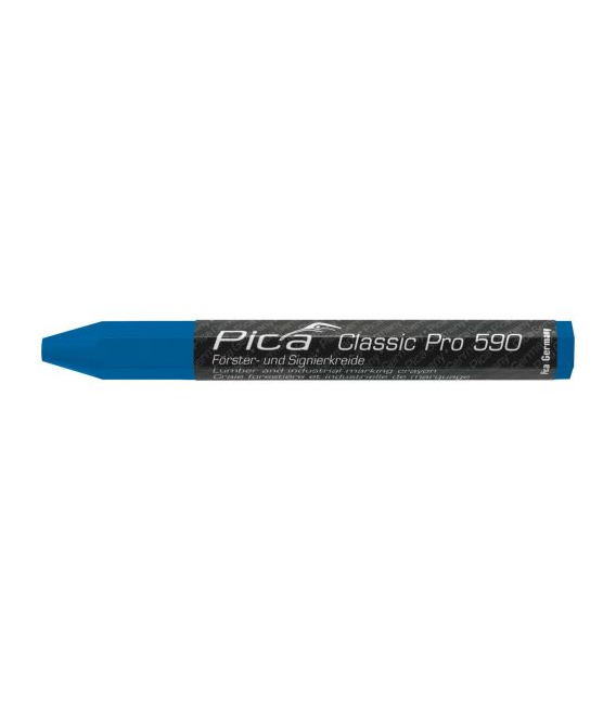 Caja de 12 marcadores industriales crayon Classic PRO azul