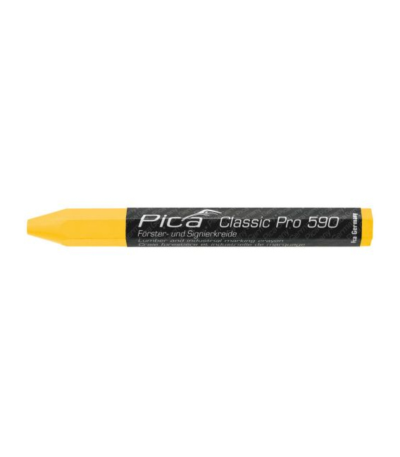 Caja de 12 marcadores industriales crayon Classic PRO amarillo