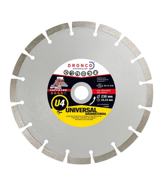 115Disco de diamante Superior U4 Universal obra (Antes LT46) Ø 115 mm