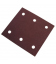 Caja de 50 hojas de 80x133 mm rectangulares de papel abrasivo A/O autoadherente (grano 40)