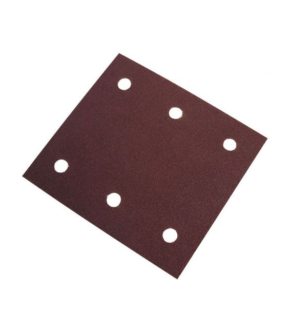 Caja de 50 hojas de 80x133 mm rectangulares de papel abrasivo A/O autoadherente (grano 120)