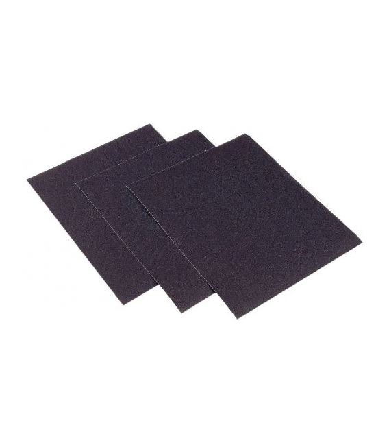 Caja de 100 hojas de papel de lija al agua carburo de silicio (grano 2000)