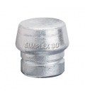 Boca de recambio metal blando plata Simplex Ø 60 mm
