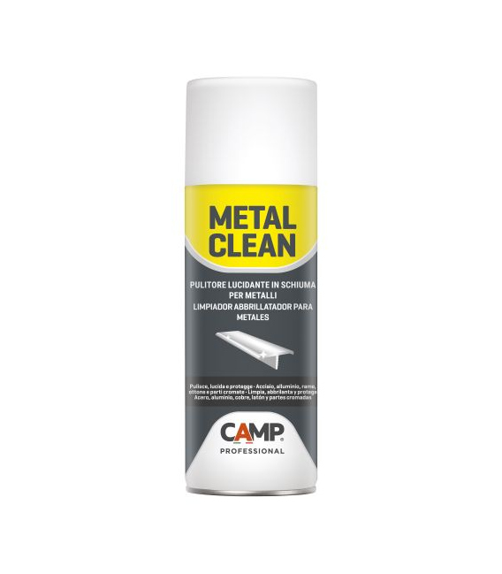 400Limpiador desoxidante para pulido de metales METAL CLEAN espuma en Aerosol de 400 ml