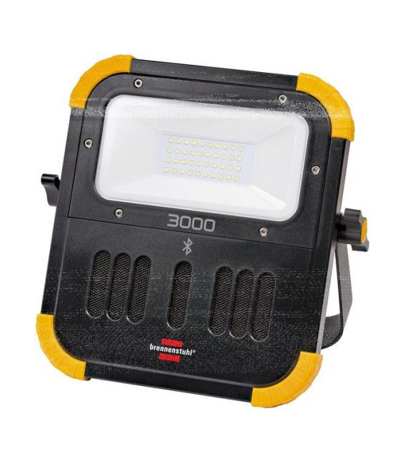 Foco LED portátil BLUMO 3000 A con batería recargable y altavoces Bluetooth (3000 lm)