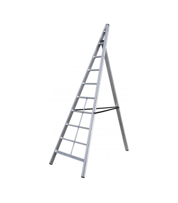 Escalera triangular de aluminio Trittika (8 peldaños)