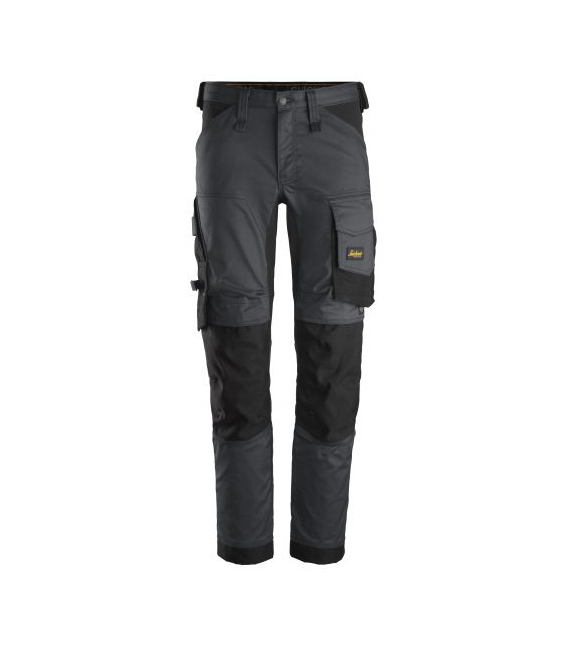 Pantalones elásticos AllroundWork Gris AceroNegro talla 48