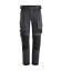 Pantalones elásticos AllroundWork Gris AceroNegro talla 56