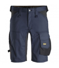 Pantalones cortos elásticos AllroundWork Azul MarinoNegro talla 50