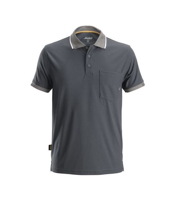 2724 Polo AllroundWork Technology 37.5® gris oscuro talla M