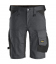 Pantalones cortos elásticos AllroundWork Gris AceroNegro talla 54