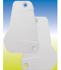 Juego de tapas laterales blanco para toldo MICEL 64,6 x 10,4 x 96,4 mm