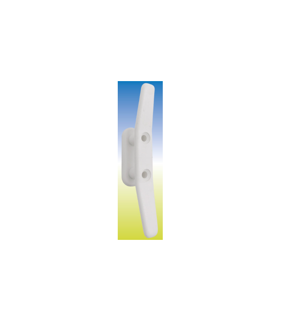 Cornamusa de amarre blanca para toldo de guías o capotas MICEL 18 x 20 x 102 mm