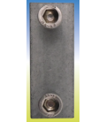 Regleta con pletina para perfil de toldo MICEL 51,5 x 19,8 x 5,5 mm