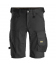 Pantalones cortos elásticos AllroundWork Negro talla 48