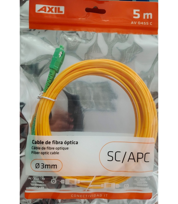 CABLE FIBRA OPTICA CONECTOR SC