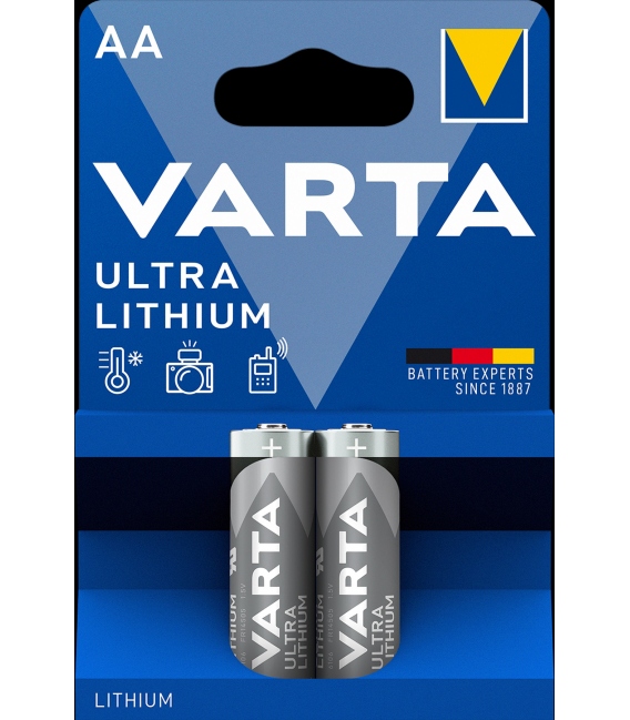 PILA ULTRA LITIO AA 1,5V 2PZ