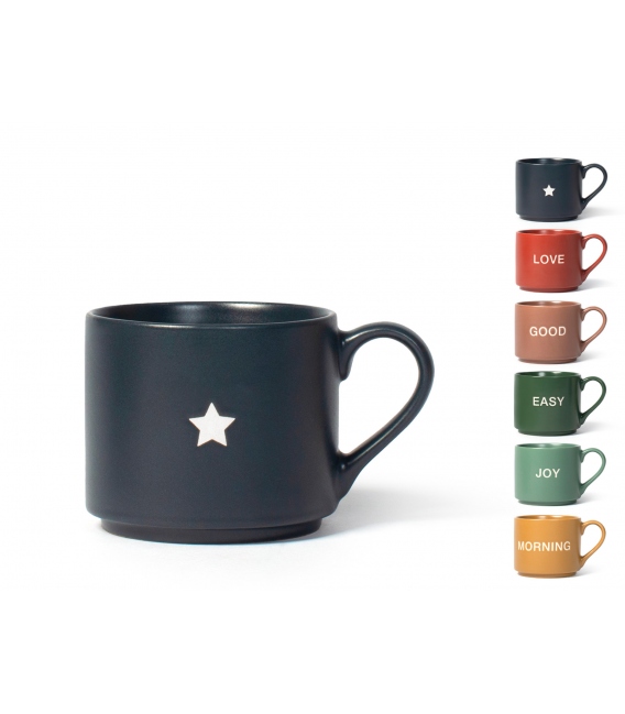 MUG NEW BONE CHINA COLOR ESCRI