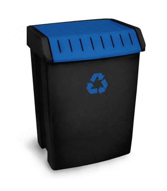 Contenedor reciclaje azul 50lt TATAY