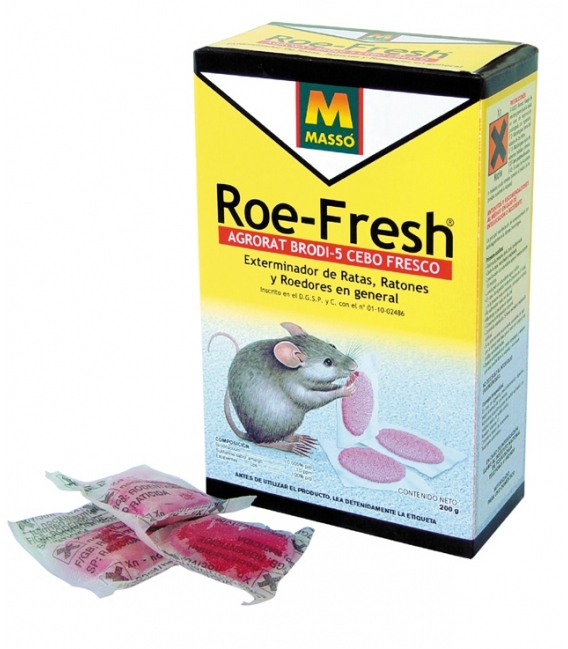 RATICIDA MASSO ROE-FRESH 200 GR